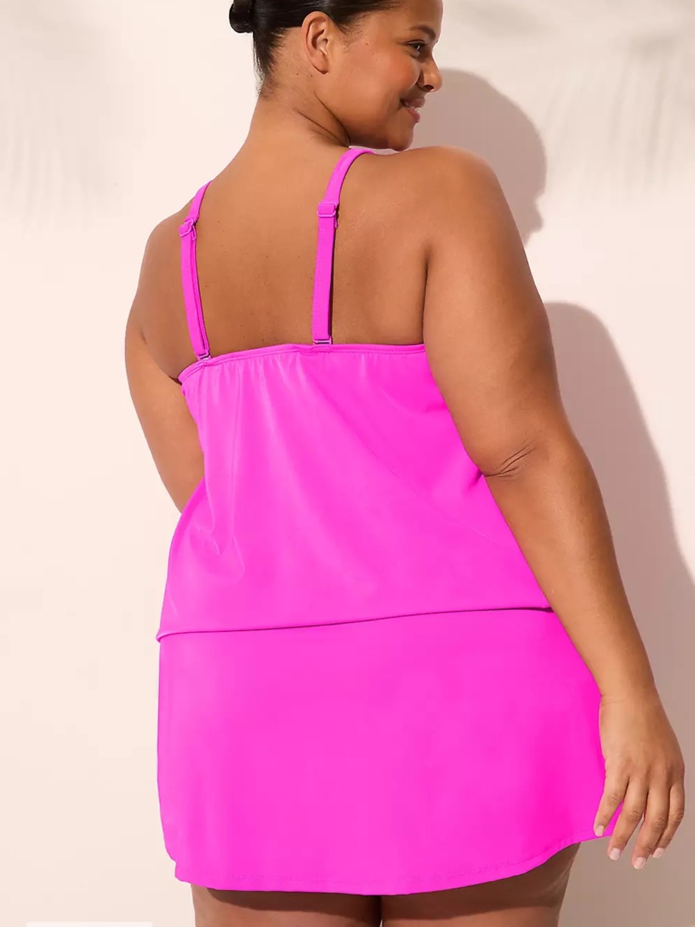 Cacique Underwire Chain-Detail Tankini Top & Skort Bottoms 42DDD/20 - Picture 6 of 15